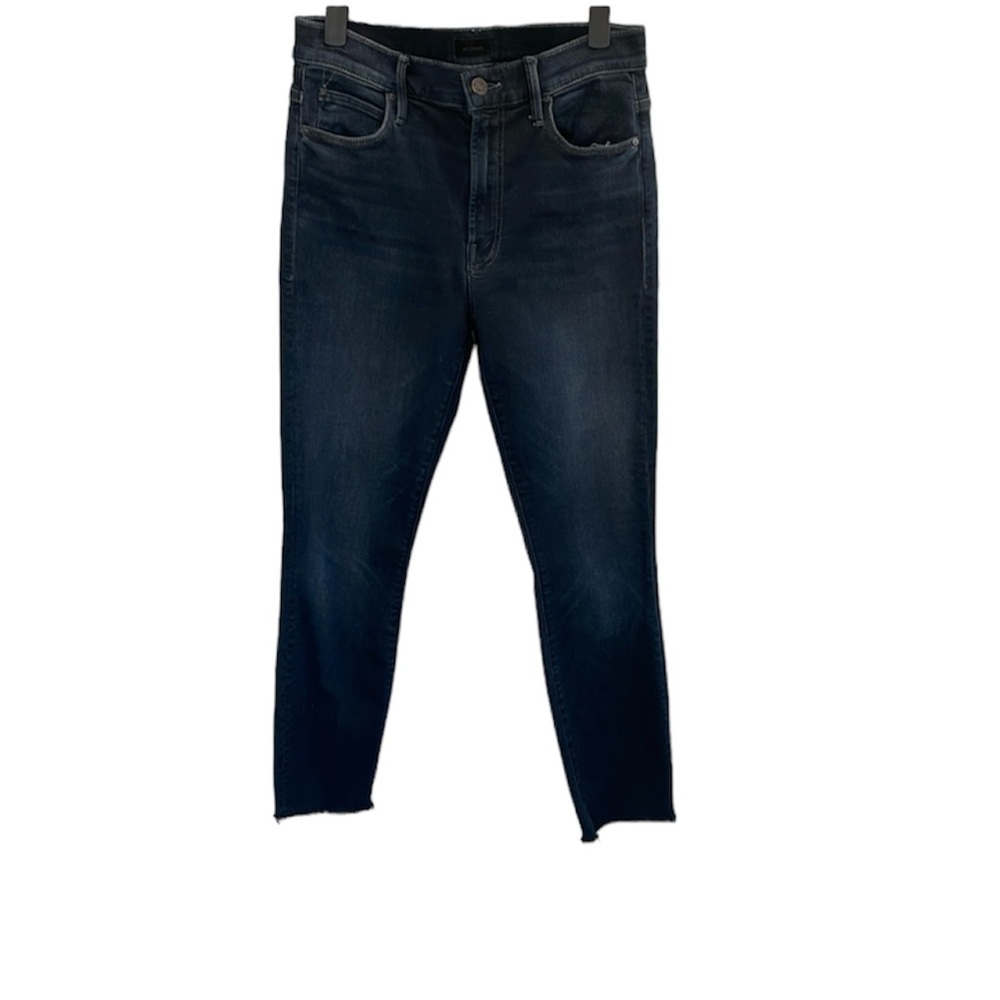 Mother The Stunner Two Step Fray in Last Call high rise denim stretch jeans 27